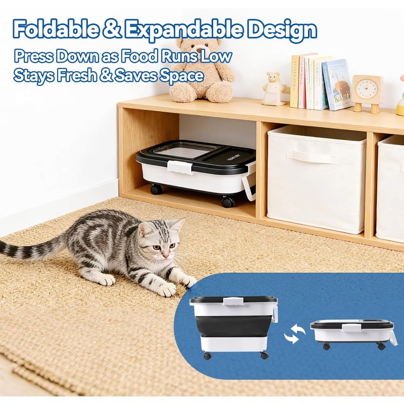 Dog Food Storage Container 20- - Food Storage With Wheels recensie en prijs
