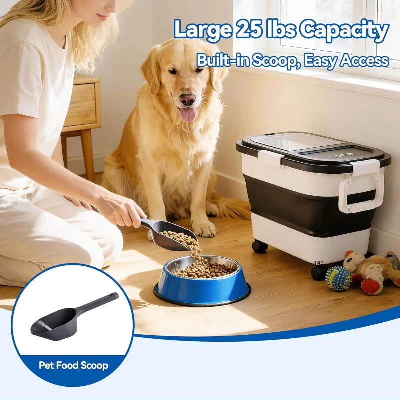 Dog Food Storage Container 20- - Food Storage With Wheels recensie en prijs