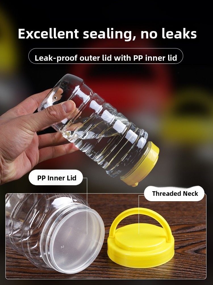 Thiened Plastic Honey Bottle w - Food Storage Brands recensie en prijs