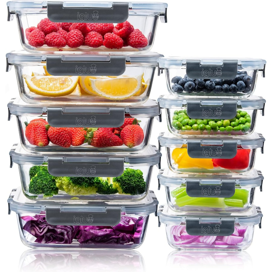 Glass Food Storage Containers  - Food Storage With Lock recensie en prijs