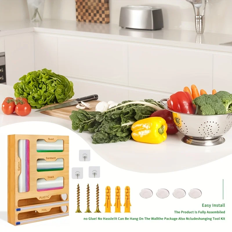 Kitchen Storage Shelf Plastic  - Food Storage Organiser recensie en prijs