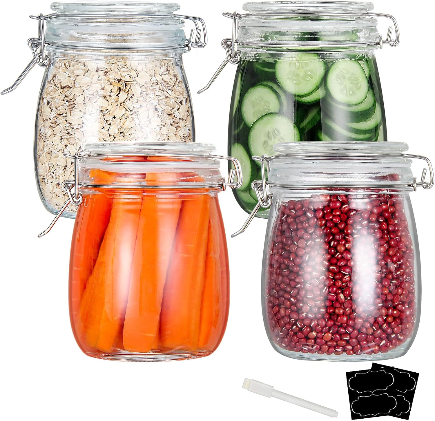 24oz Food Storage Canister Gla - Food Storage In The Kitchen recensie en prijs