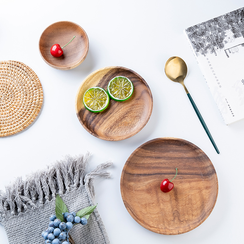 Wooden Dinner Plates Household - Food In Japanese Snacks recensione e prezzo