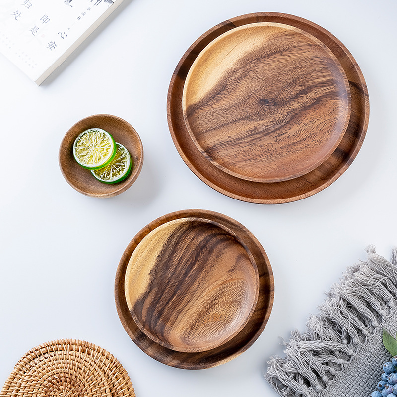Wooden Dinner Plates Household - Food In Japanese Snacks recensione e prezzo