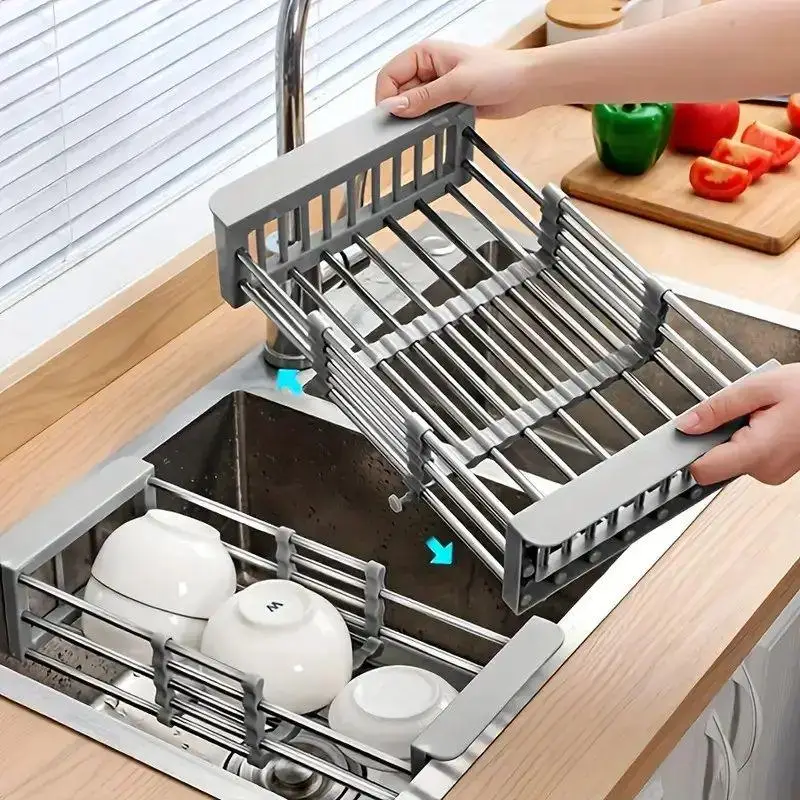 Expandable Stainless Steel Sin - Food Storage Organiser recensie en prijs