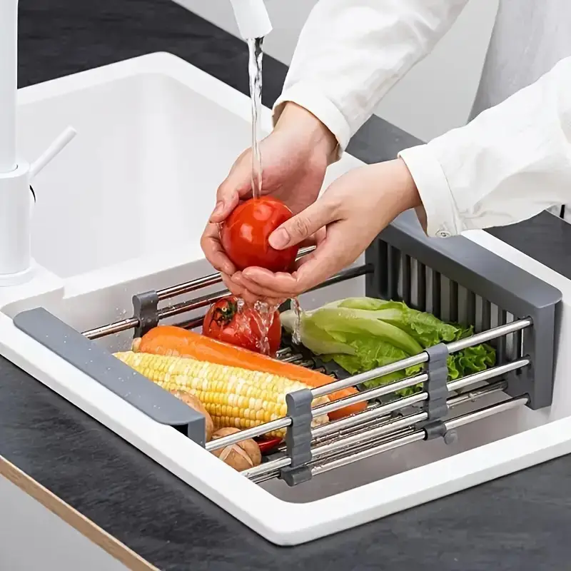 Expandable Stainless Steel Sin - Food Storage Organiser recensie en prijs