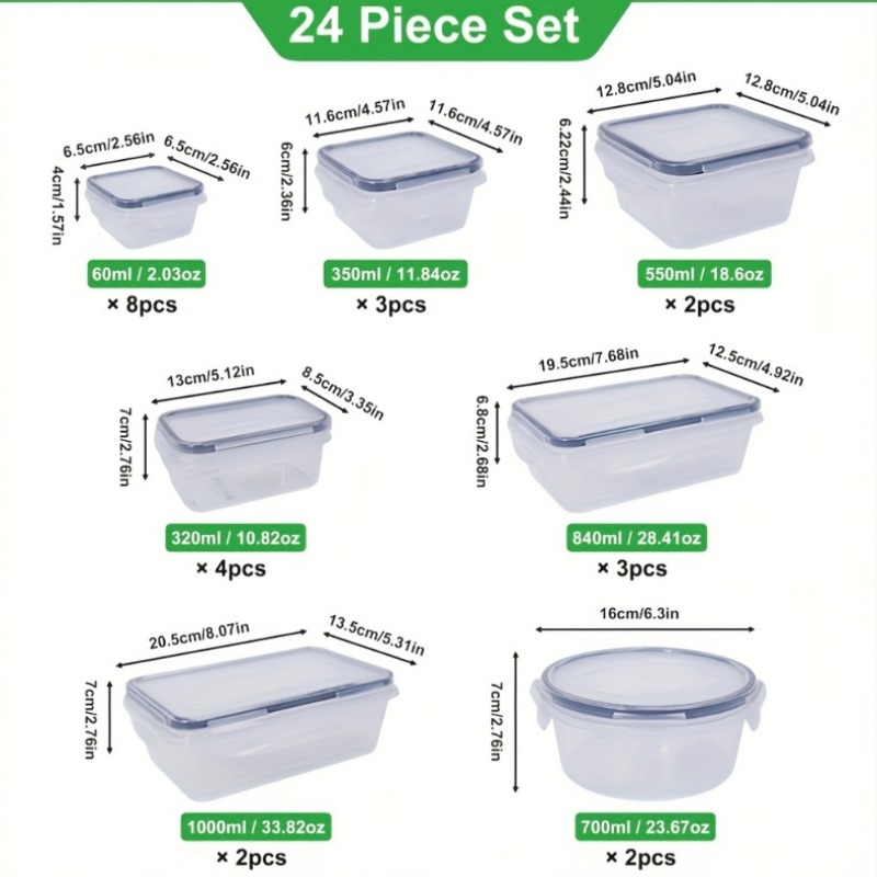 48PCS BPA-Free Food Storage Se - Food Storage Pantry recensie en prijs