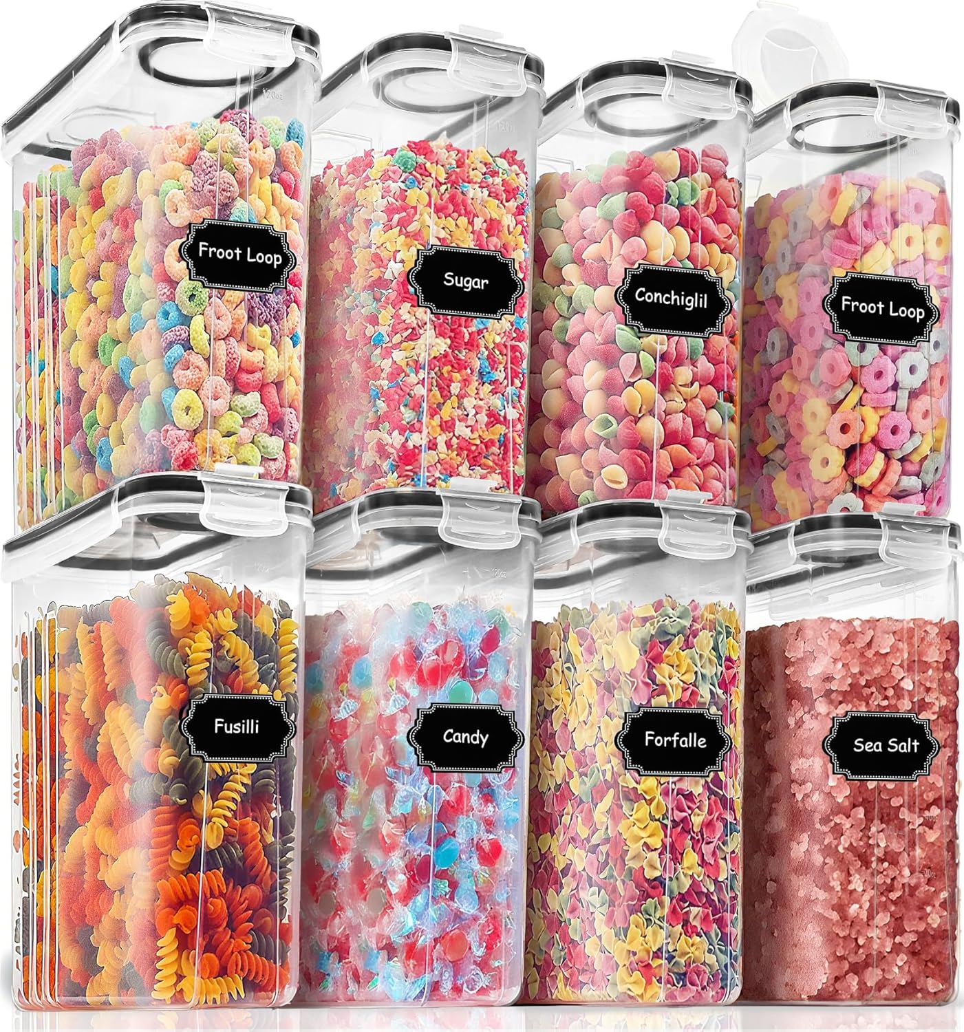 8-Piece Airtight Food Storage  - Food Storage Pantry recensie en prijs