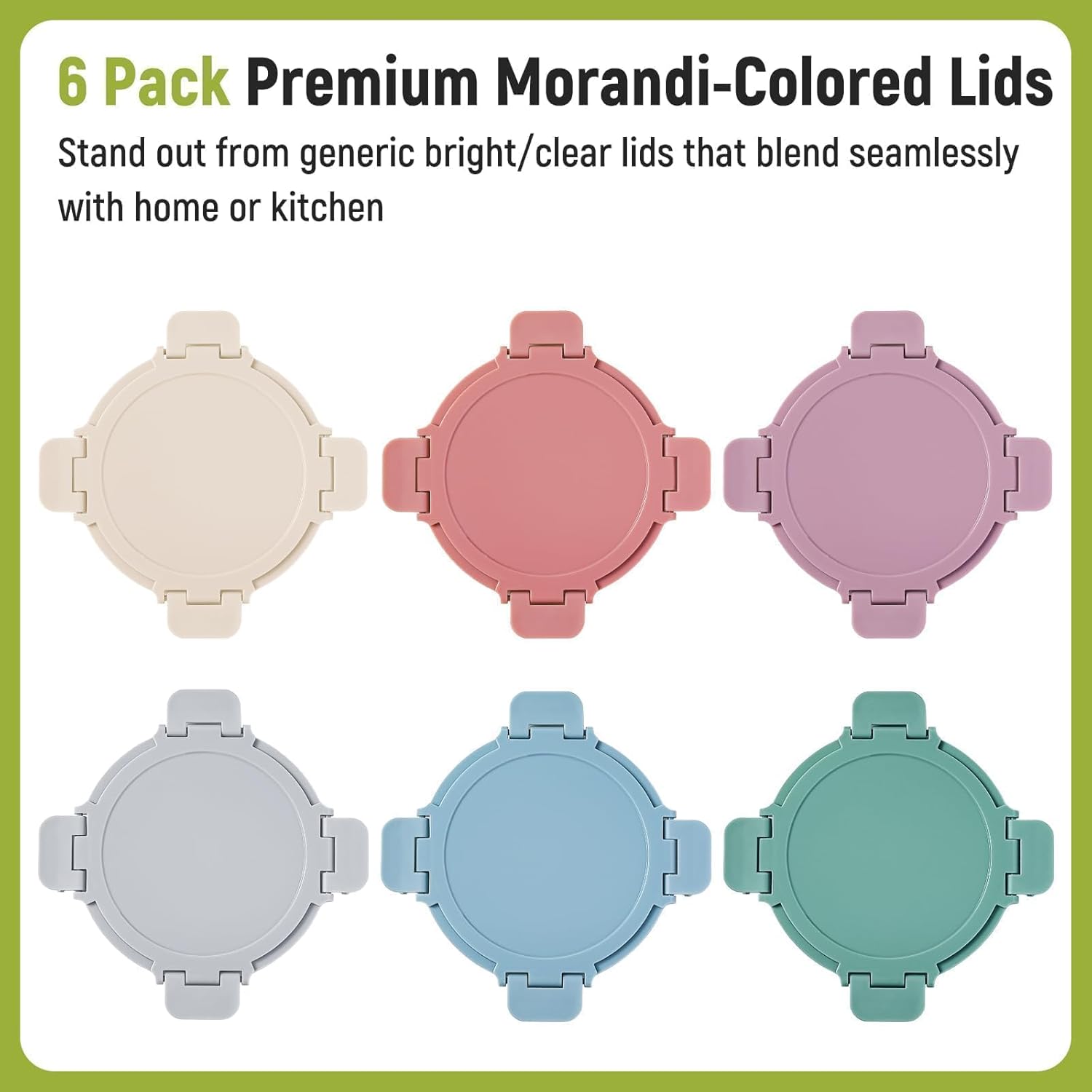 [UPGRADED LID] 6 Sets 3 Cup/24 - Food Storage With Lids recensie en prijs