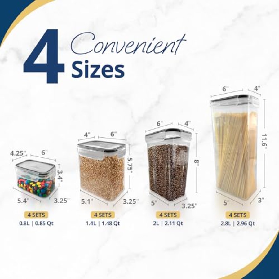 Airtight Food Storage Containe - Food Storage Pantry recensie en prijs
