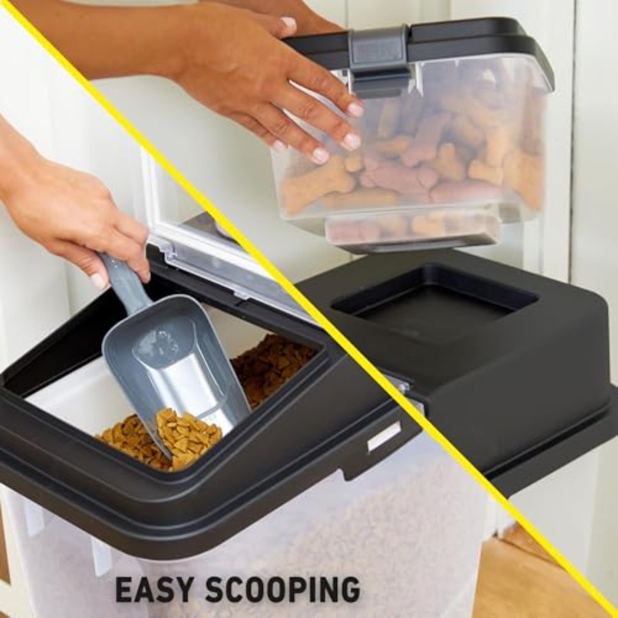 3 Piece Airtight Dog Food Stor - Food Storage With Wheels recensie en prijs