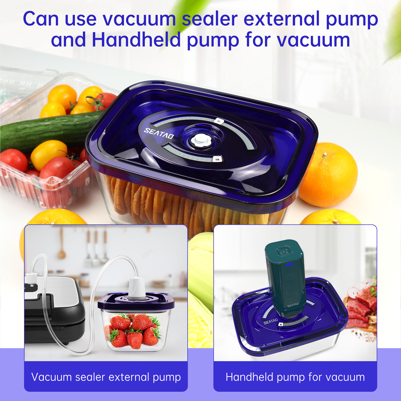 SEATAO Glass Food Storage Cont - Food Storage Vacuum recensie en prijs