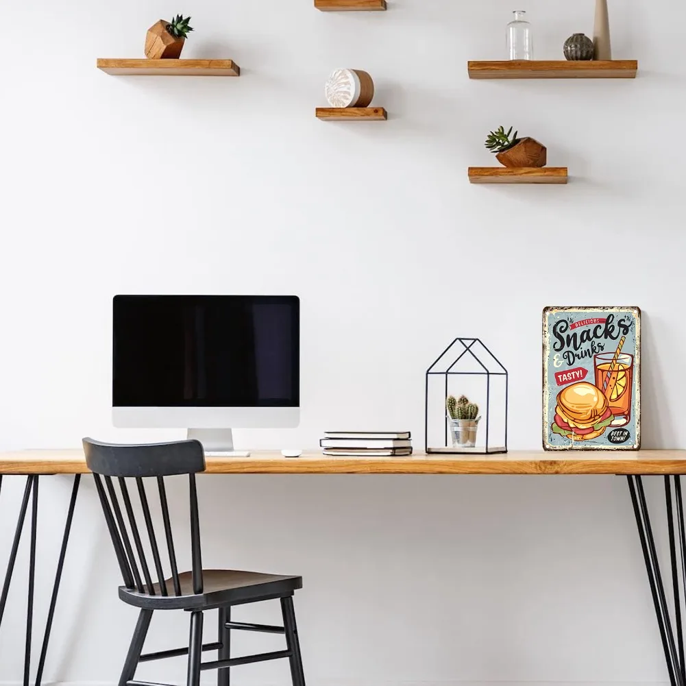 Vintage Food Metal Sign, 12x8  - Food Drink Snacks recensione e prezzo