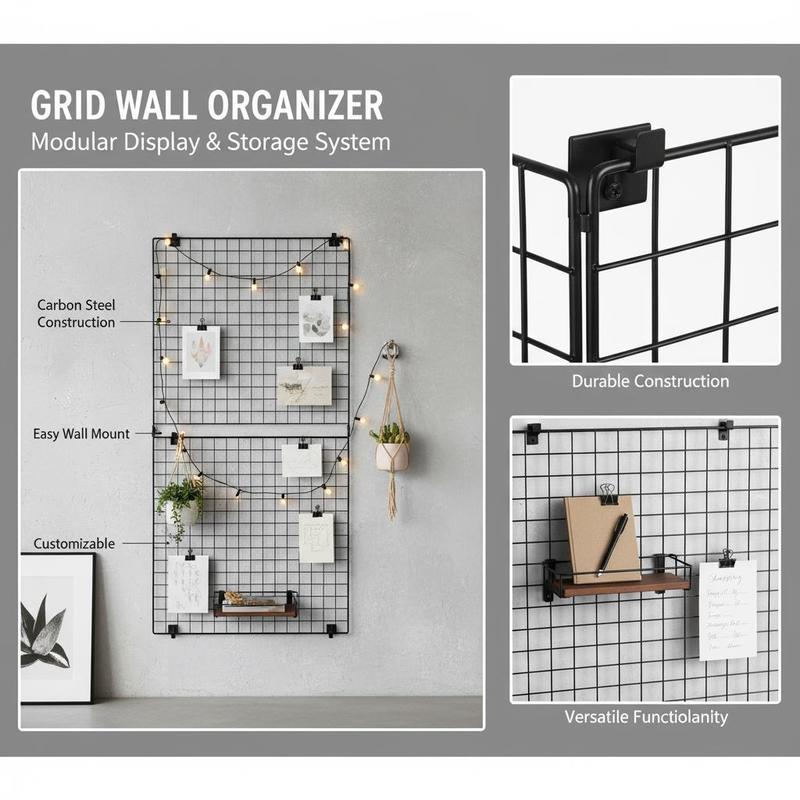 3 Packs Grid Wall Panels, 2 x  - Food X recensione e prezzo