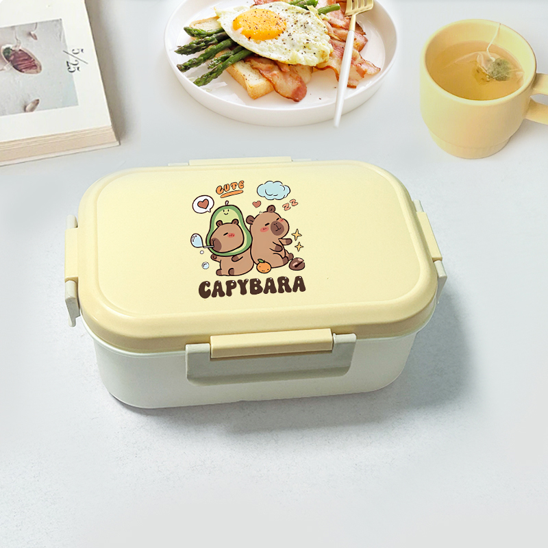 Capybara Bento Lunch Box Carto - Food Storage In The Kitchen recensie en prijs