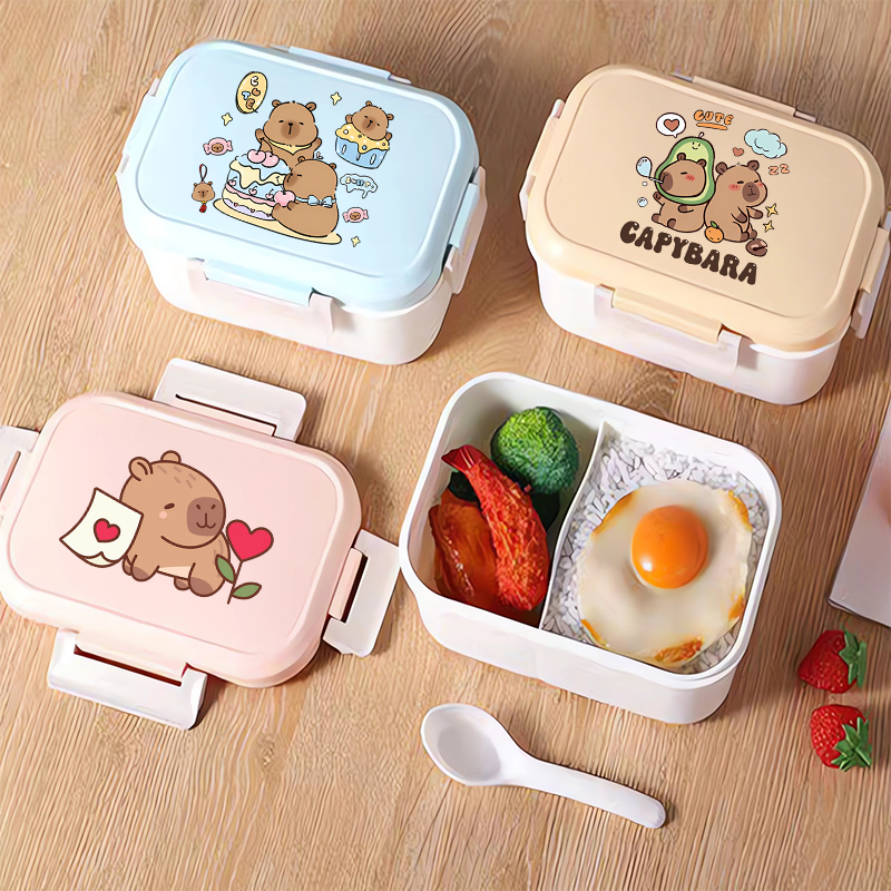 Capybara Bento Lunch Box Carto - Food Storage In The Kitchen recensie en prijs