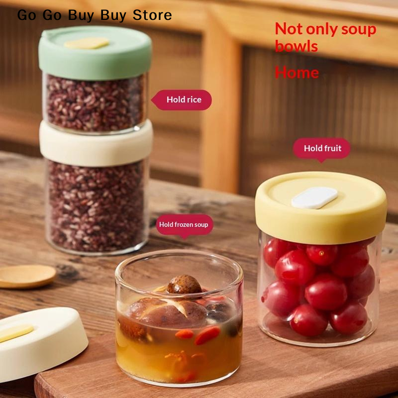 【ST】1Pc 240/400ML Glass Food S - Food Storage Heat recensie en prijs