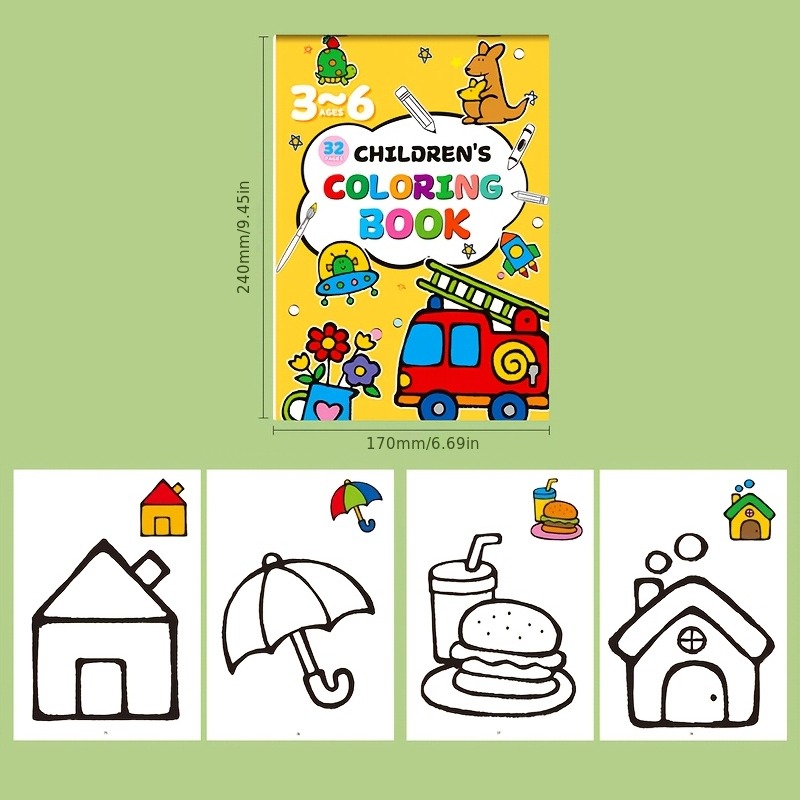 Children's Drawing Book, Conta - Food And Snacks Coloring Book Bold And Easy recensione e prezzo