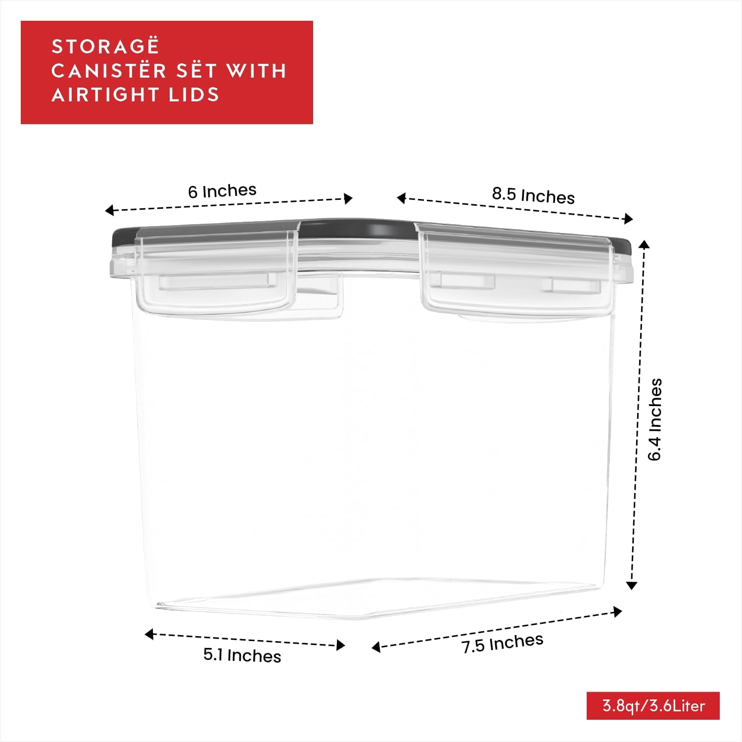 Flour Sugar Storage Containers - Food Storage Pantry recensie en prijs